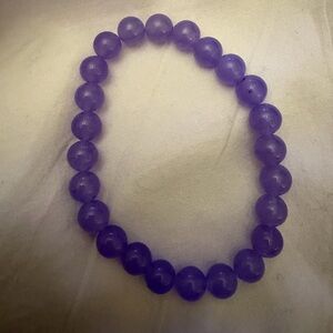 Elegant Purple Beaded Bracelet